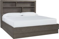Benchcraft® Anibecca Weathered Gray California King Bookcase Bed