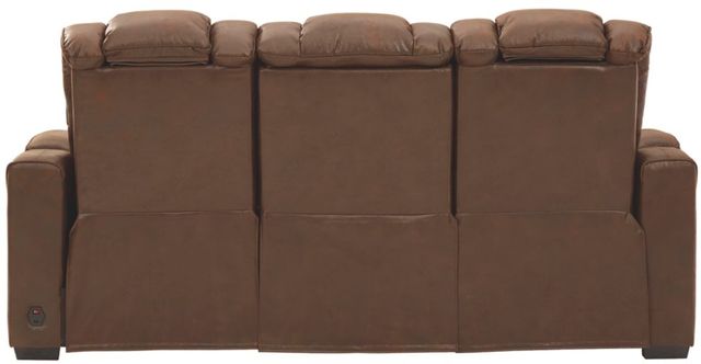 Signature Design by Ashley® Owner's Box Thyme Power Reclining Sofa with Adjustable Headrest-3