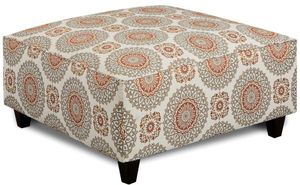 Affordable Furniture Brianne Marmalade Cocktail Ottoman
