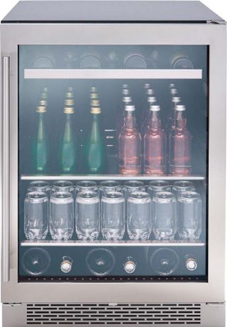 Yale Appliance™ Undercounter Series 5.6 Cu. Ft. Stainless Steel Beverage Center