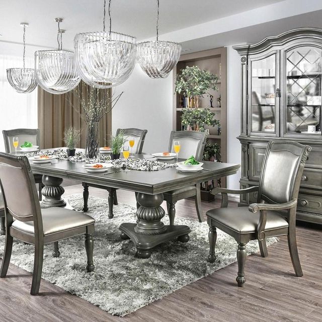 Furniture of America® Alpena 7-Piece Gray Dining Table and Chairs Set