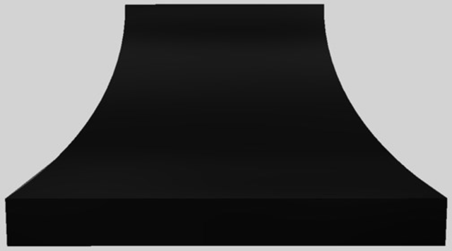 Vent-A-Hood® Designer Series 54" Black Wall Mounted Range Hood 0