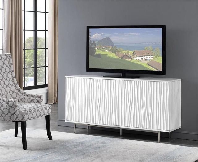 Coast2Coast Home™ Accents by Andy Stein Waves Glossy White Media Credenza 4