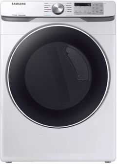 Samsung 7.5 Cu. Ft. White Front Load Electric Dryer-DVE45T6200W