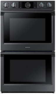 Samsung 30" Fingerprint Resistant Black Stainless Steel Electric Built In Double Wall Oven-NV51K7770DG