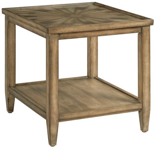 Hammary® Astor Burnished Clear Rectangular End Table