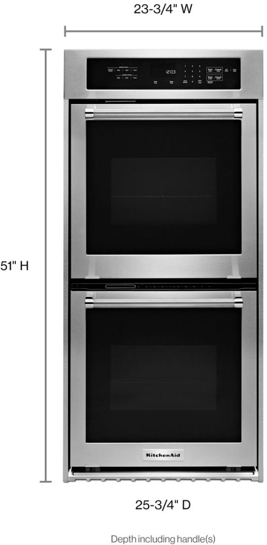 KitchenAid® 24" Stainless Steel Electronic Double Oven 5