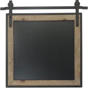 Crestview Collection Black/Brown Wall Chalkboard