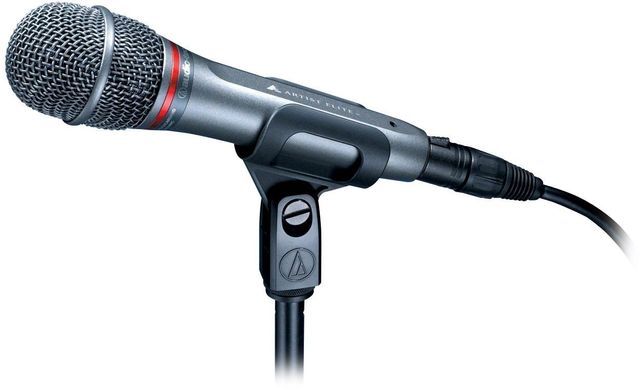 Audio-Technica® AE6100 Hypercadioid Dynamic Handheld Microphone 1