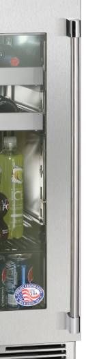 Perlick® Marine Stainless Steel 15" Outdoor Glass Door Beverage Center-1