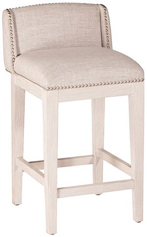 Hillsdale Furniture Bronn 2-Piece White Wirebrush Counter Stools
