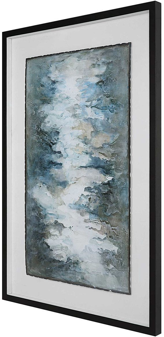 Uttermost® Lakeside Grande Framed Abstract Print | Bob Mills Furniture