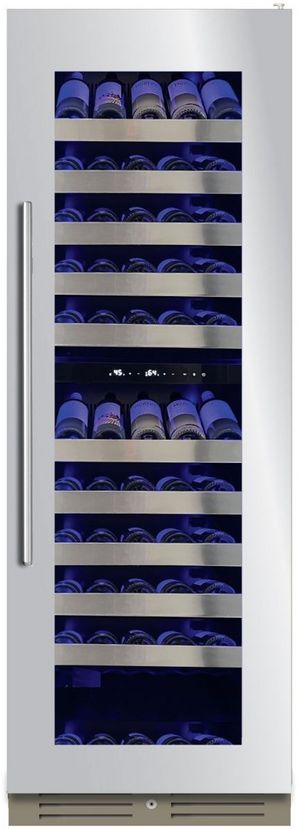 XO 24" Stainless Steel and Glass Freestanding Wine Cooler