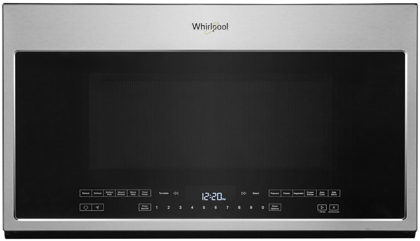 Whirlpool® 2.1 Cu. Ft. Fingerprint Resistant Stainless Steel Over The Range Microwave