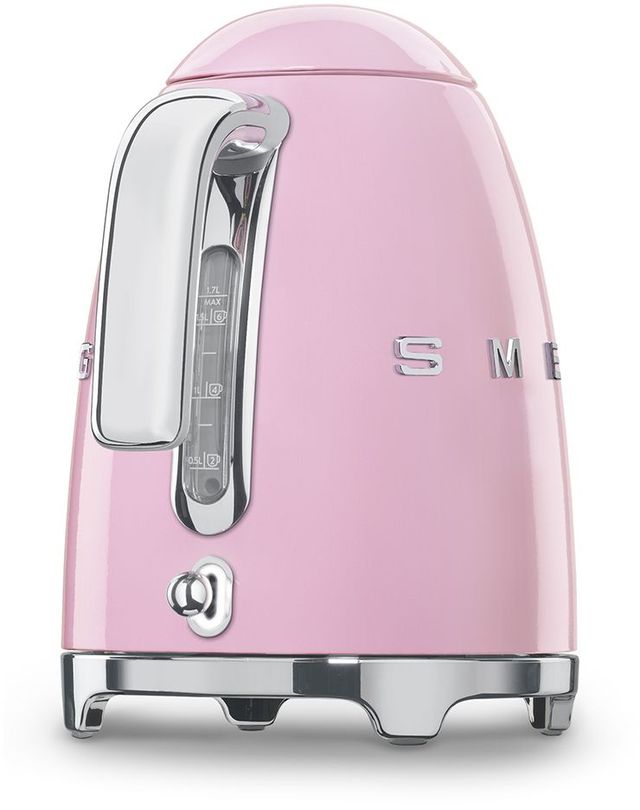 Smeg 50's Retro Style Aesthetic Pink Electric Kettle 3
