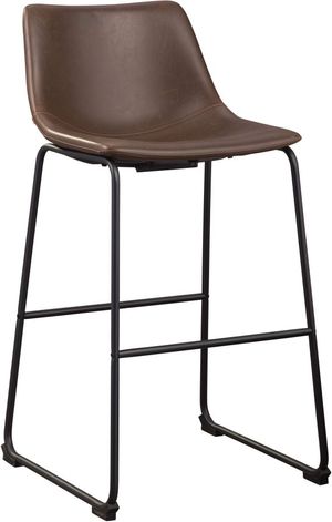 Signature Design by Ashley® Centiar Brown Tall Upholstered Barstool- Set of 2