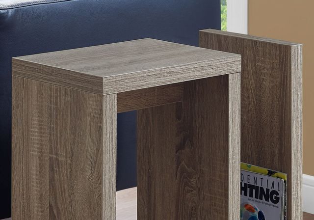 Monarch Specialties Inc. Dark Taupe Accent Table 3