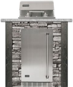 Coyote Outdoor Living 3 ft Stacked Stone Gray Electric Island-RTAC-E3F-SG