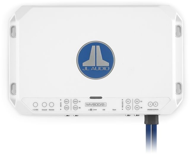 JL Audio® 600 W 2 Ch. Class D Full-Range Marine Amplifier with Integrated DSP 3
