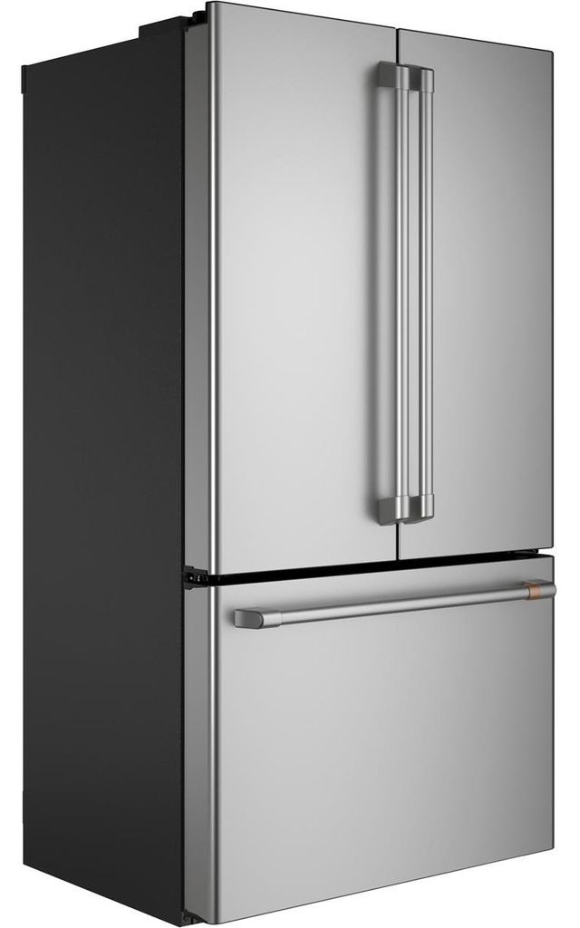 Réfrigérateur à portes françaises à profondeur de comptoir de 36 po Cafe™ de 23,1 pi³ - Acier inoxydable 24