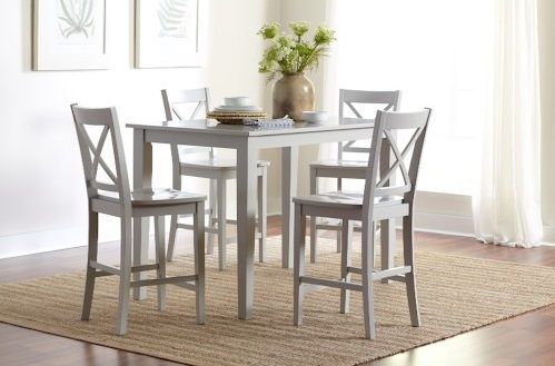 Jofran Inc. Simplicity Dove Counter Height Dining Table 7
