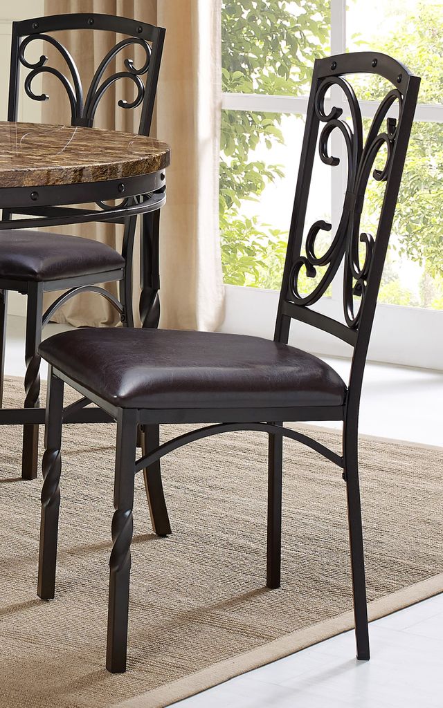Tuscan | Chocolate Bernards Side Brown Furniture Chair Miskelly