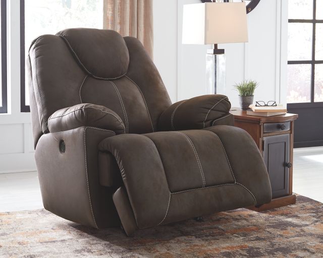 Signature Design by Ashley® Warrior Fortress Coffee Power Rocker Recliner-2