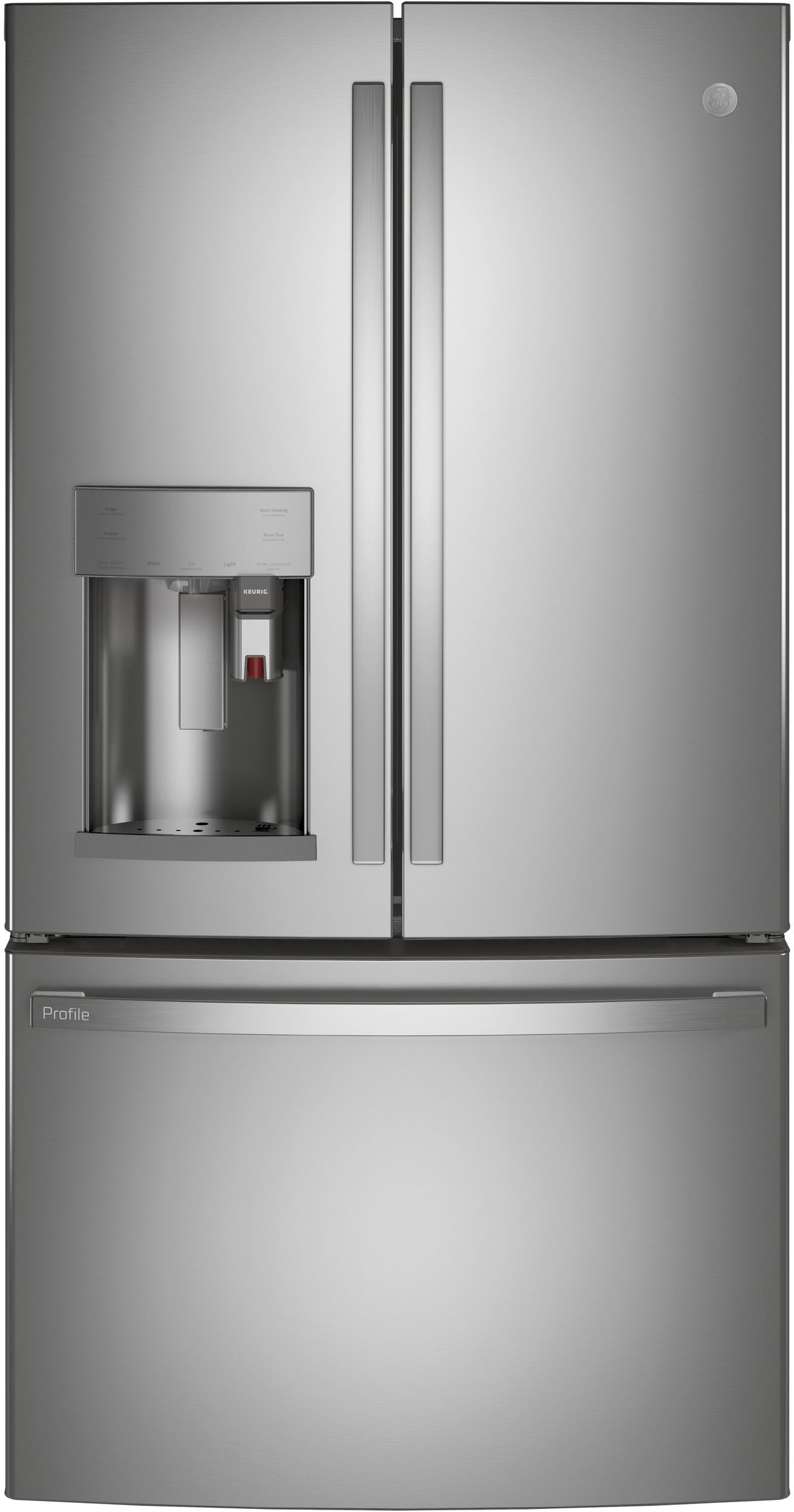 GE Profile™ 27.7 Cu. Ft. Fingerprint Resistant Stainless Steel French Door Refrigerator-PFE28PYNFS