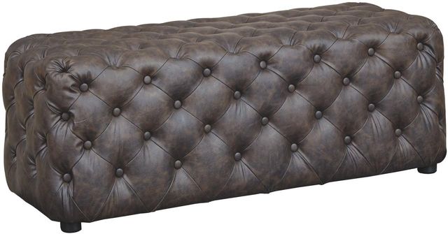 Signature Design by Ashley® Lister Brown Accent Ottoman 0