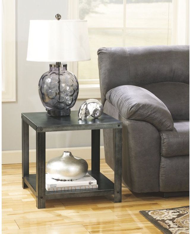 Signature Design by Ashley® Hattney Gray Square End Table 1