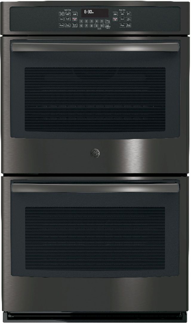 GE® 30" Electric Double Oven Built In-Black Stainless