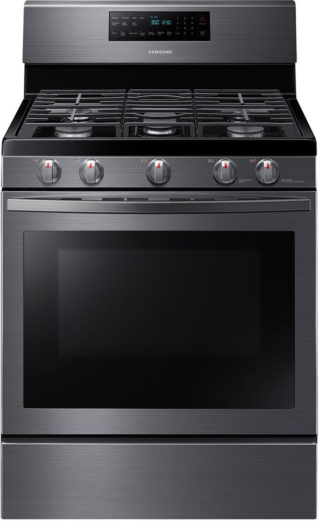 Samsung 30" Fingerprint Resistant Black Stainless Steel Freestanding Gas Range with Air Fry and Convection-3