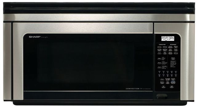 Sharp 1.1 Cu. Ft. Stainless Steel Over The Range Microwave Oven