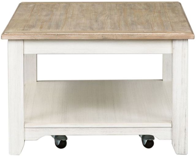 Liberty Furniture Summerville Two-Tone Rectangular Cocktail Table 2