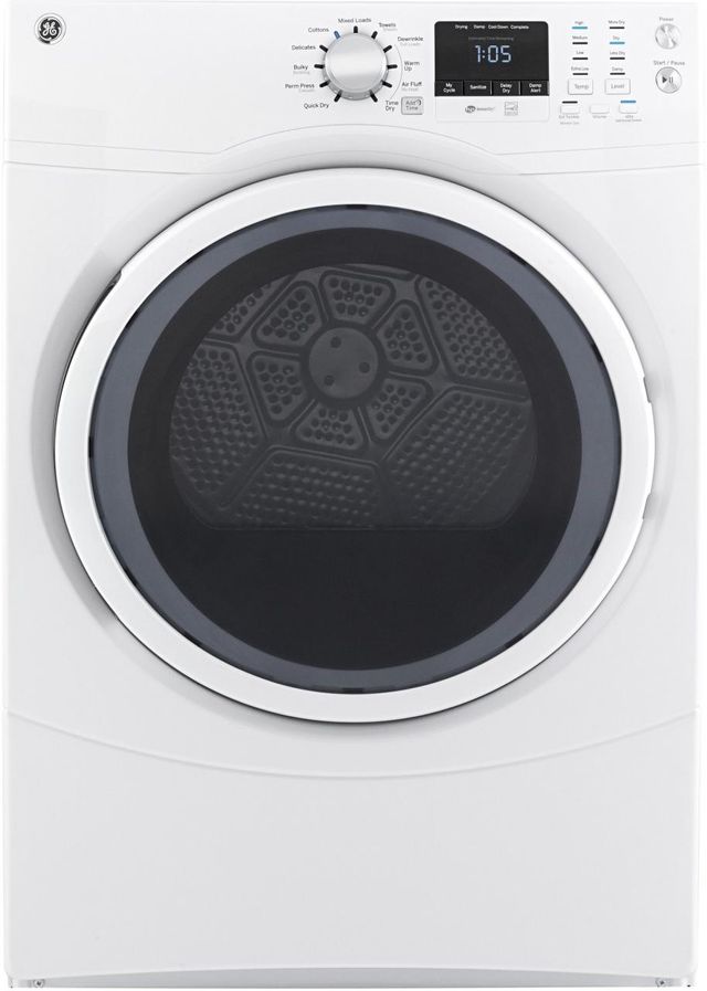 GE® Front Load Gas Dryer-White