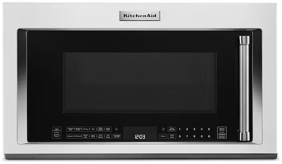 KitchenAid® 1.9 Cu. Ft. White Over The Range Microwave