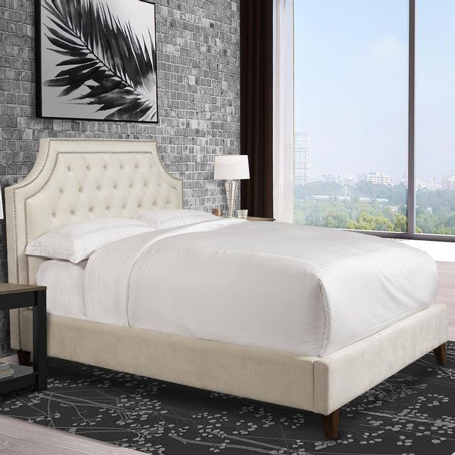 Parker House® Jasmine Champagne California King Panel Bed 3