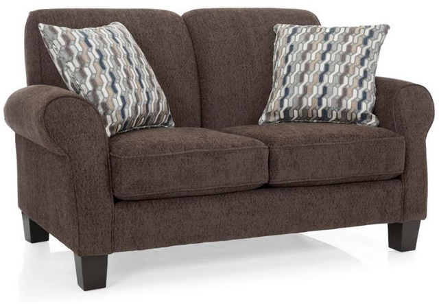 Decor-Rest® Furniture LTD 2025 Brown Loveseat | Furniture Villa ...