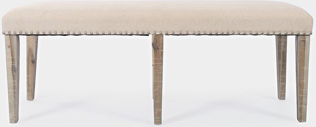 Jofran Inc. Fairview Beige Backless Dining Bench 1
