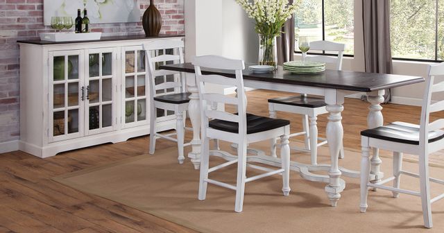 Sunny Designs Carriage House European Cottage Dining Table 5