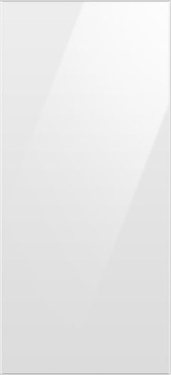 Samsung Bespoke Flex™ 18" White Glass French Door Refrigerator Upper Panel