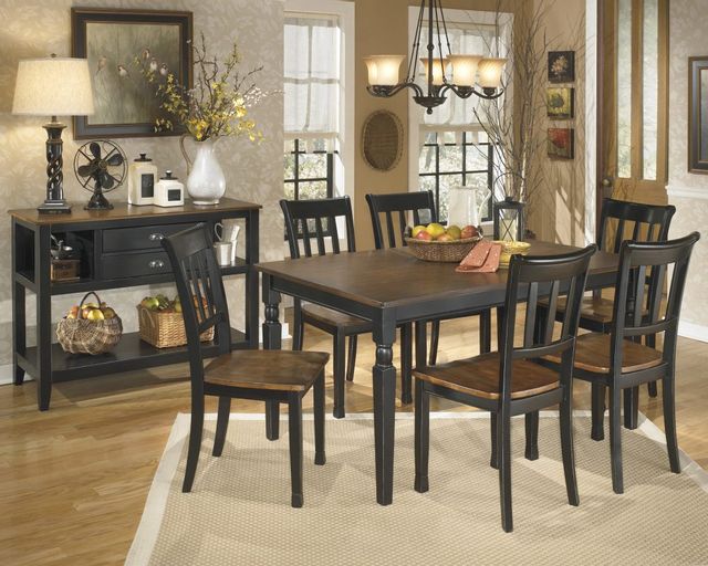 Signature Design by Ashley® Owingsville Two Tone Dining Room Chair 9