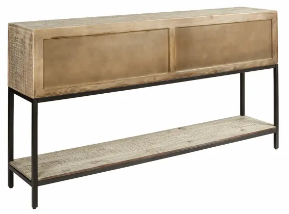 Signature Design by Ashley® Roanley Distressed White Console Sofa Table 3
