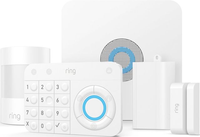 Ring White 5 Piece Alarm Security Kit