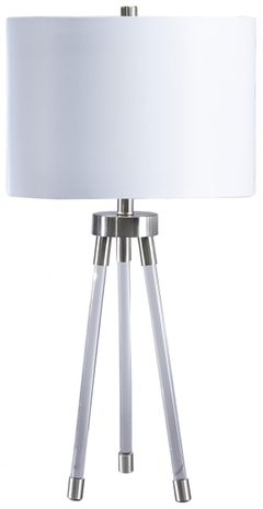 Signature Design by Ashley® Idalia Clear/Silver Acrylic Table Lamp