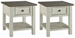 Signature Design by Ashley® Bolanburg 2-Piece Two-Tone Living Room Table Set