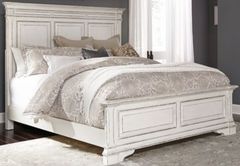 Liberty Abbey Park Antique White King Panel Bed
