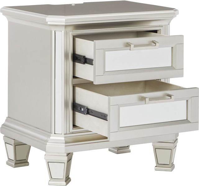 Signature Design by Ashley® Lindenfield Silver Nightstand-2