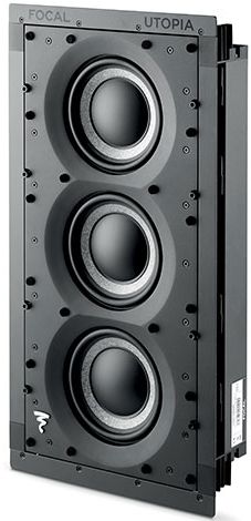 Focal® 1000 Series Utopia 6.5" Black In-Wall Subwoofer 2