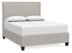 Bassett® Furniture Custom Upholstered Manhattan King Rectangular Storage Bed